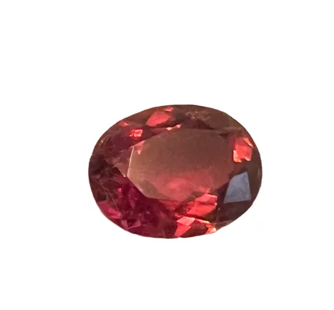 Rubellite de Madagascar ovale